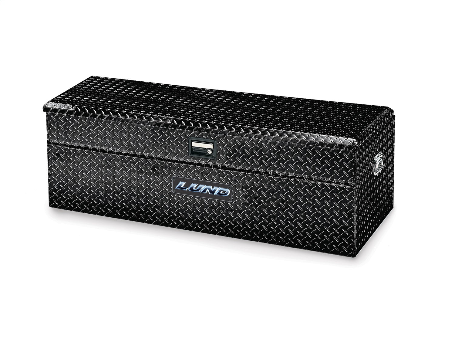 Lund 79460WB Aluminum Storage Box; L 60.75 in. x W 24 in. x H 18.5 in.; Black; Flush Mount; Lund 79460WB