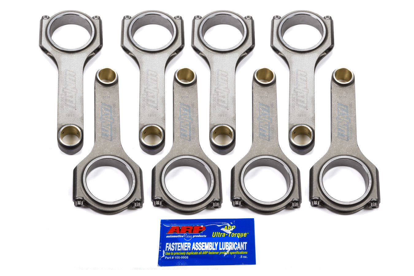 Lunati 70160001-8LUN SBC 4340 Forged H-Beam Rod Set 6.000/2.100 Lunati 70160001-8LUN