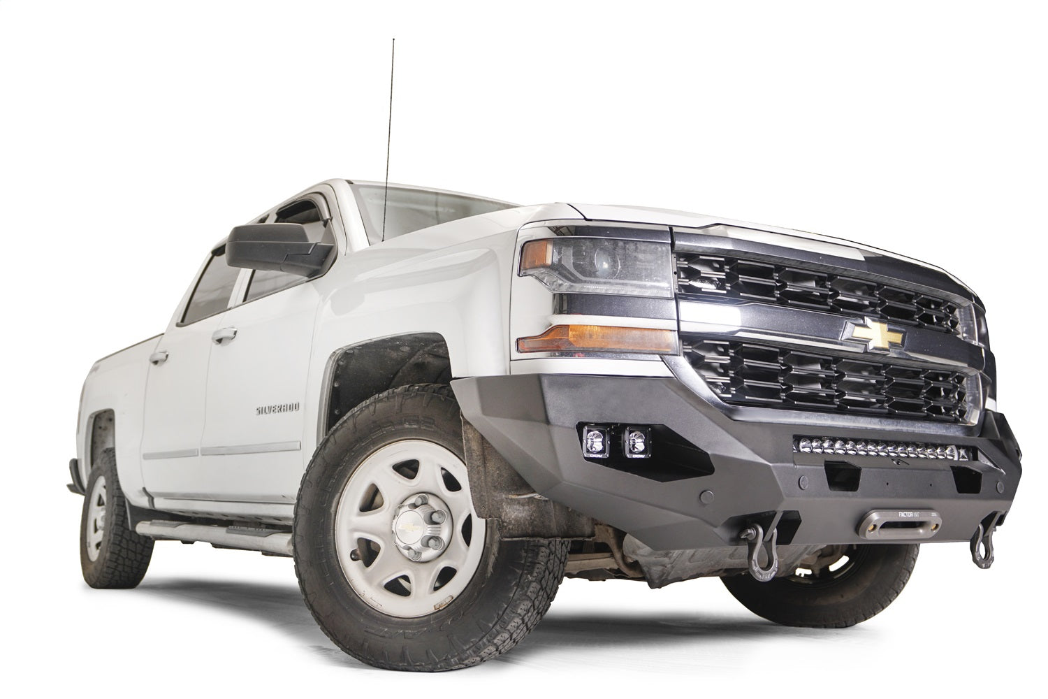 Fab Fours CS16-X4851-B Matrix Front Bumper; w/No Guard; Bare; Fab Fours CS16-X4851-B