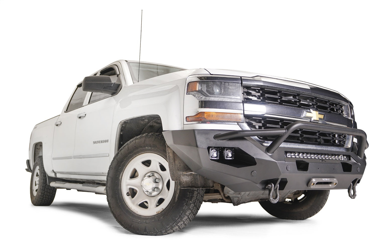 Fab Fours CS16-X4852-B Matrix Front Bumper; w/Pre-Runner Guard; Bare; Fab Fours CS16-X4852-B