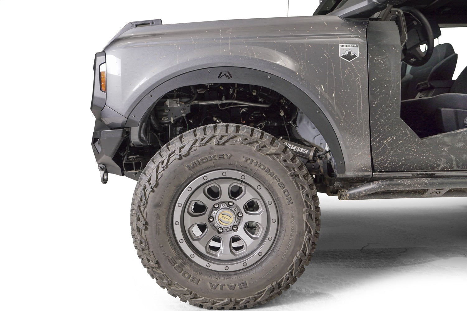 Fab Fours FB2002-B Fender Flare; Delete; Bare Steel; Fab Fours FB2002-B