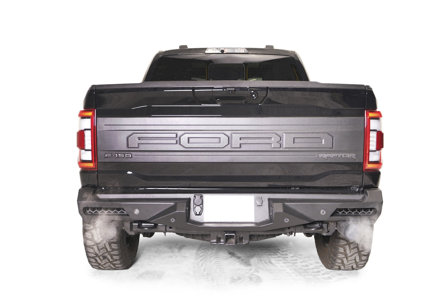 Fab Fours FR21-E5351-B Vengeance Rear Bumper; Uncoated/Paintable; Fab Fours FR21-E5351-B