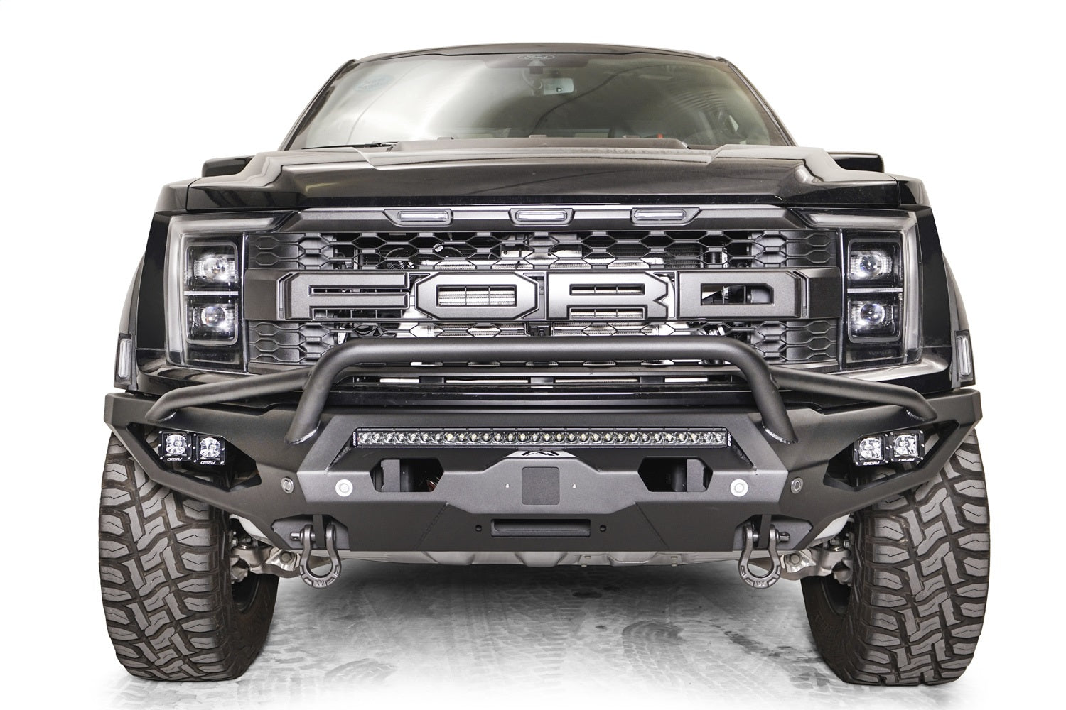 Fab Fours FR21-X5352-B Matrix Front Bumper; Uncoated/Paintable; w/Pre-Runner Guard; ACC Compatible; Fab Fours FR21-X5352-B