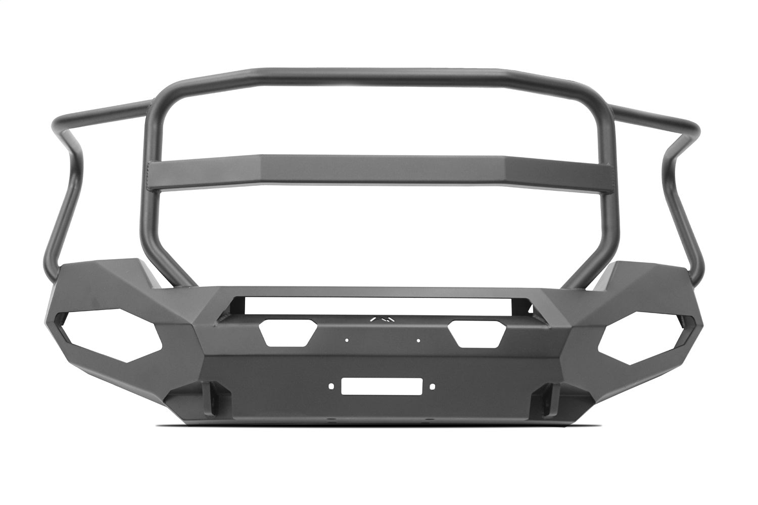 Fab Fours FS11-X2550-B Matrix Front Bumper; w/Full Grill Guard Bare; Fab Fours FS11-X2550-B