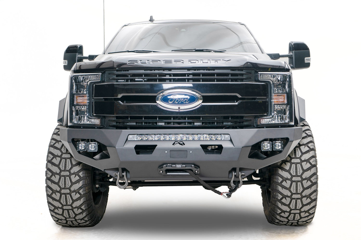 Fab Fours FS17-X4161-B Matrix Front Bumper; w/No Full Grill Guard ACC Compatible Bare; Fab Fours FS17-X4161-B