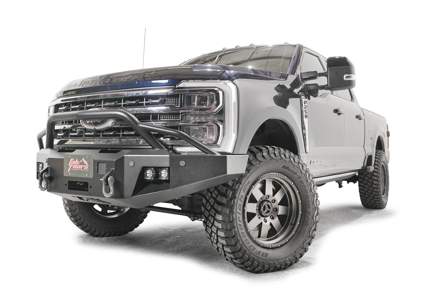 Fab Fours FS23-A5952-B Premium Winch Front Bumper; w/Pre-Runner Guard; Bare; Fab Fours FS23-A5952-B