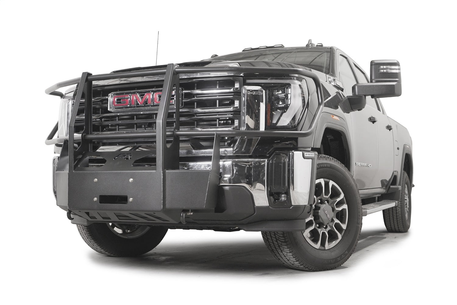 Fab Fours GM24-N6270-1 Winch Mount; w/ Full Grill Guard; Fab Fours GM24-N6270-1
