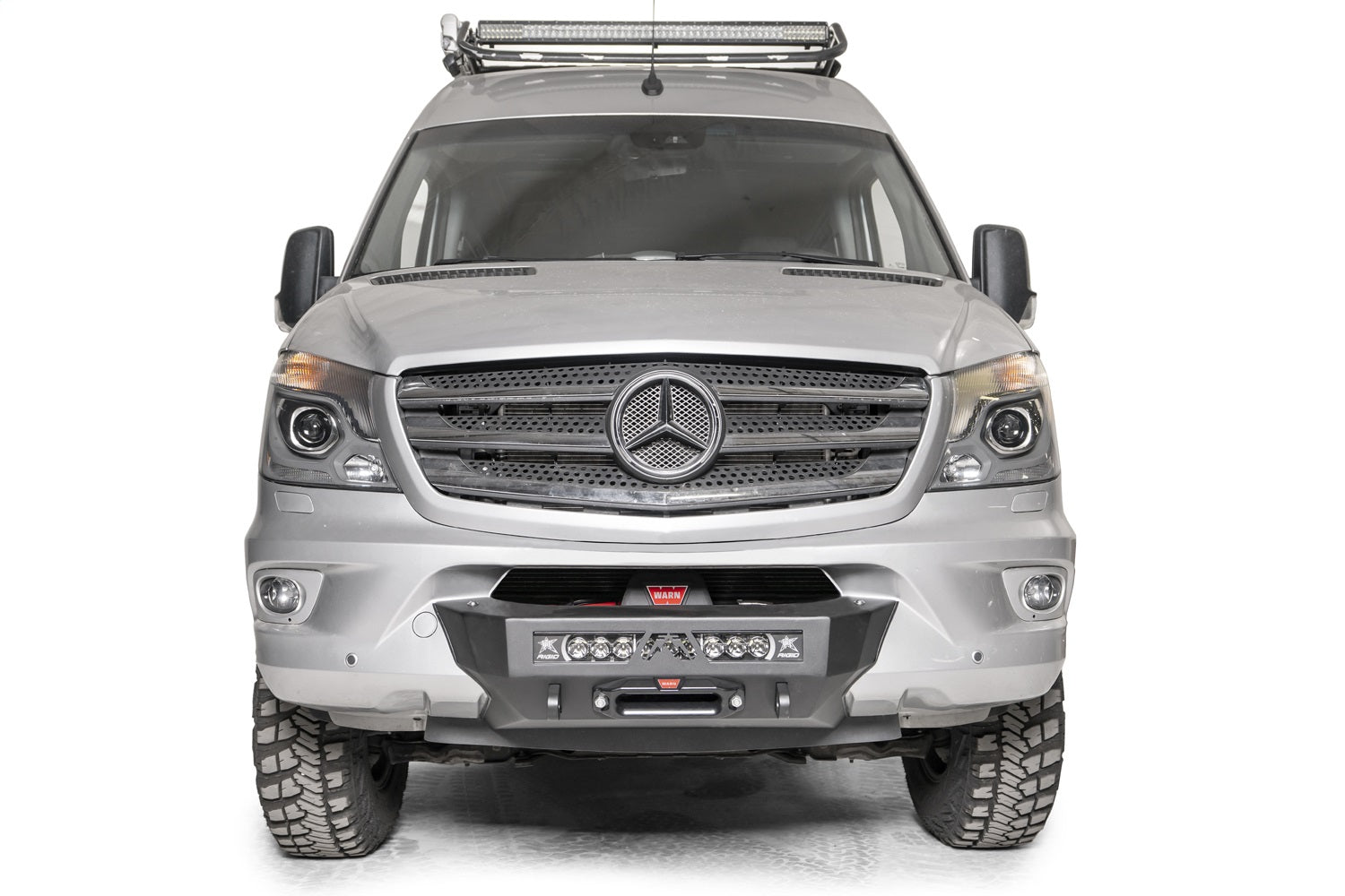 Fab Fours MB17-N4651-1 SH Winch Mount; w/o Guard; Fab Fours MB17-N4651-1