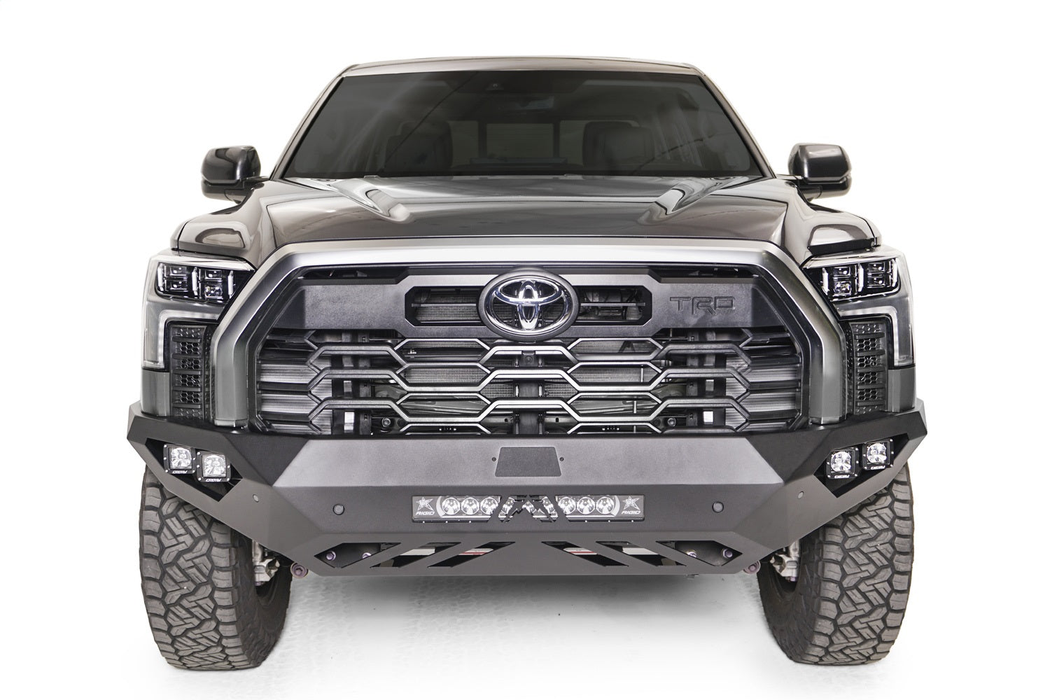 Fab Fours TT22-D5451-B Vengeance Front Bumper; Uncoated/Paintable; No Guard; Fab Fours TT22-D5451-B