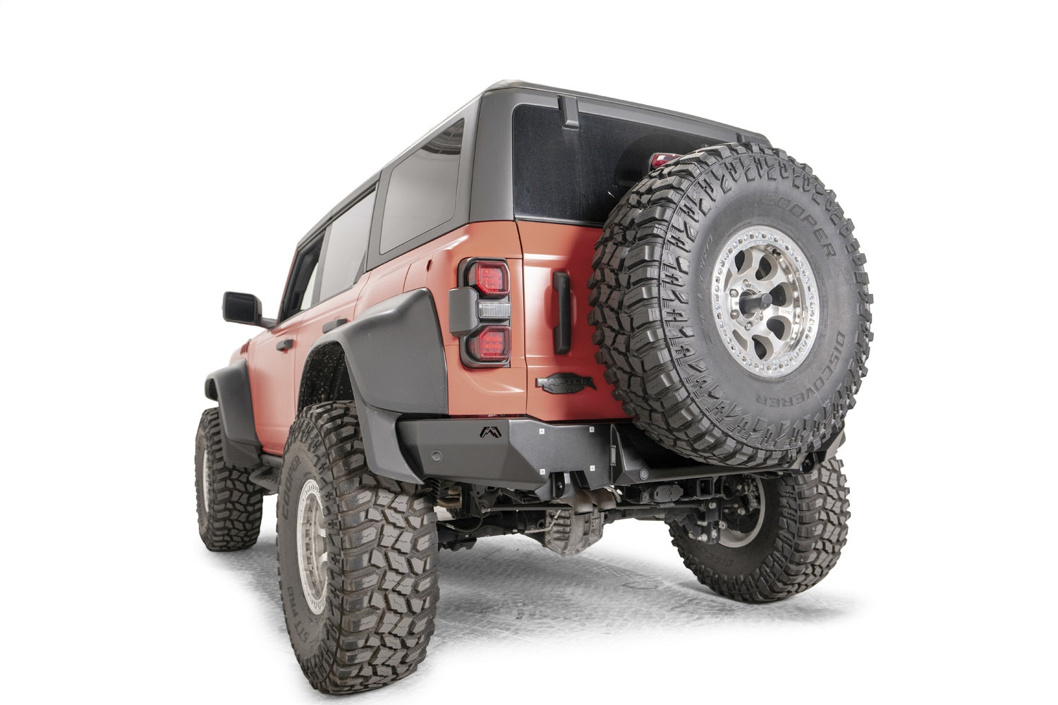 Fab Fours BR22-Y5751-B Premium Rear Bumper; Sensor Compatible; Bare Steel; Fab Fours BR22-Y5751-B