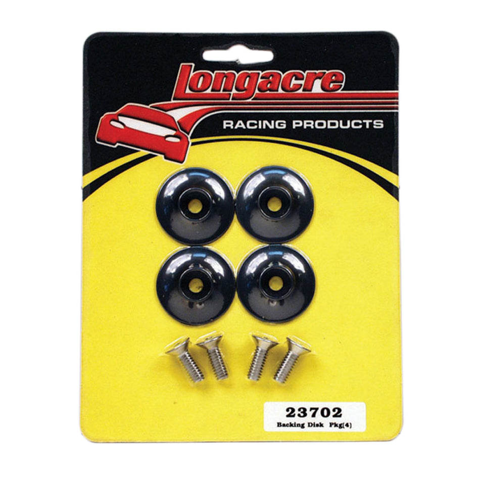 Longacre 52-23702 Backing Disc 4pk Spoiler Brace Longacre 52-23702