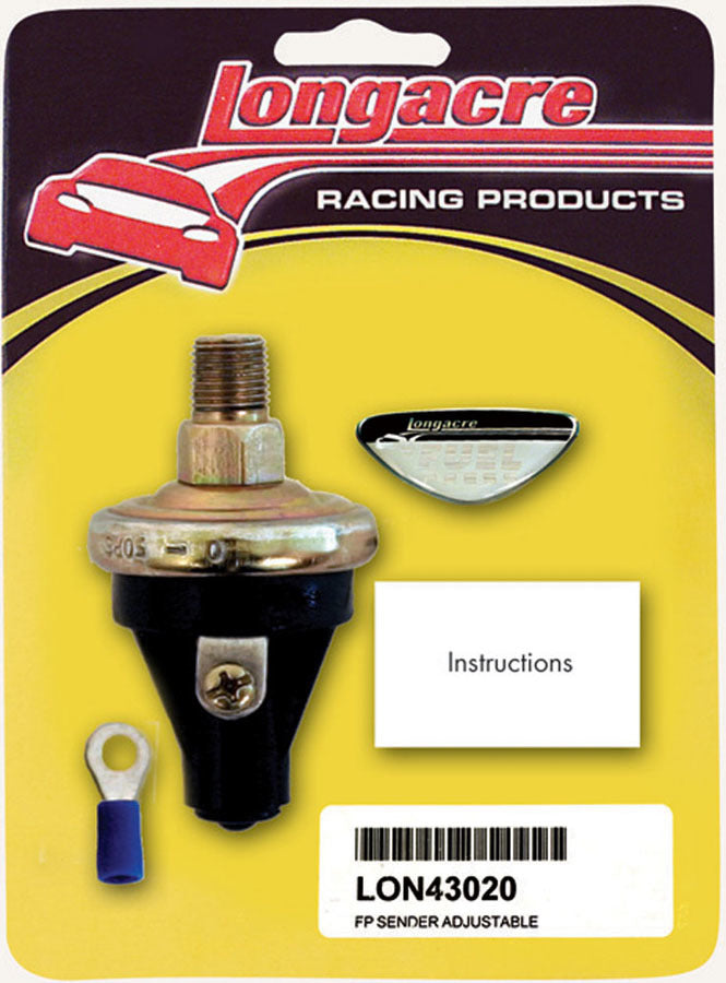 Longacre 52-43020 Fuel Pressure Sender 1/8in. NPT 2-7psi Longacre 52-43020