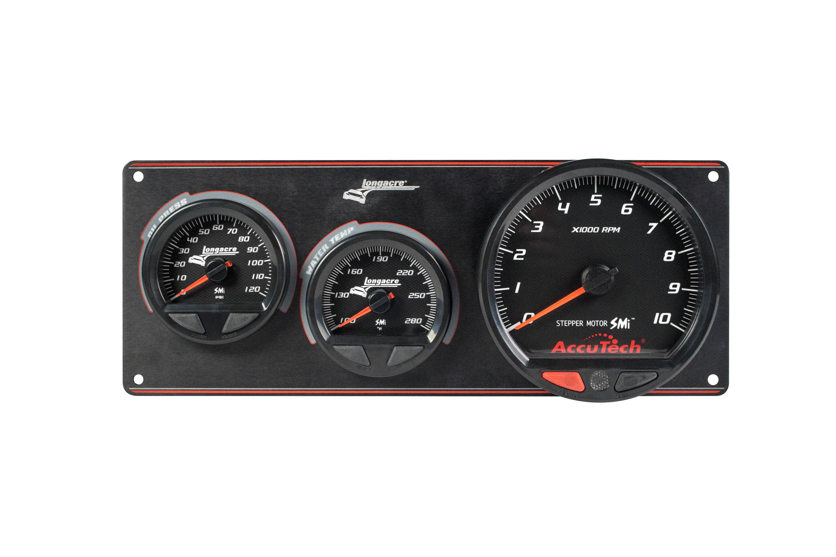 Longacre 52-44572 Waterproof SMI 2 Gauge Panel W/Tach OP/WT Longacre 52-44572