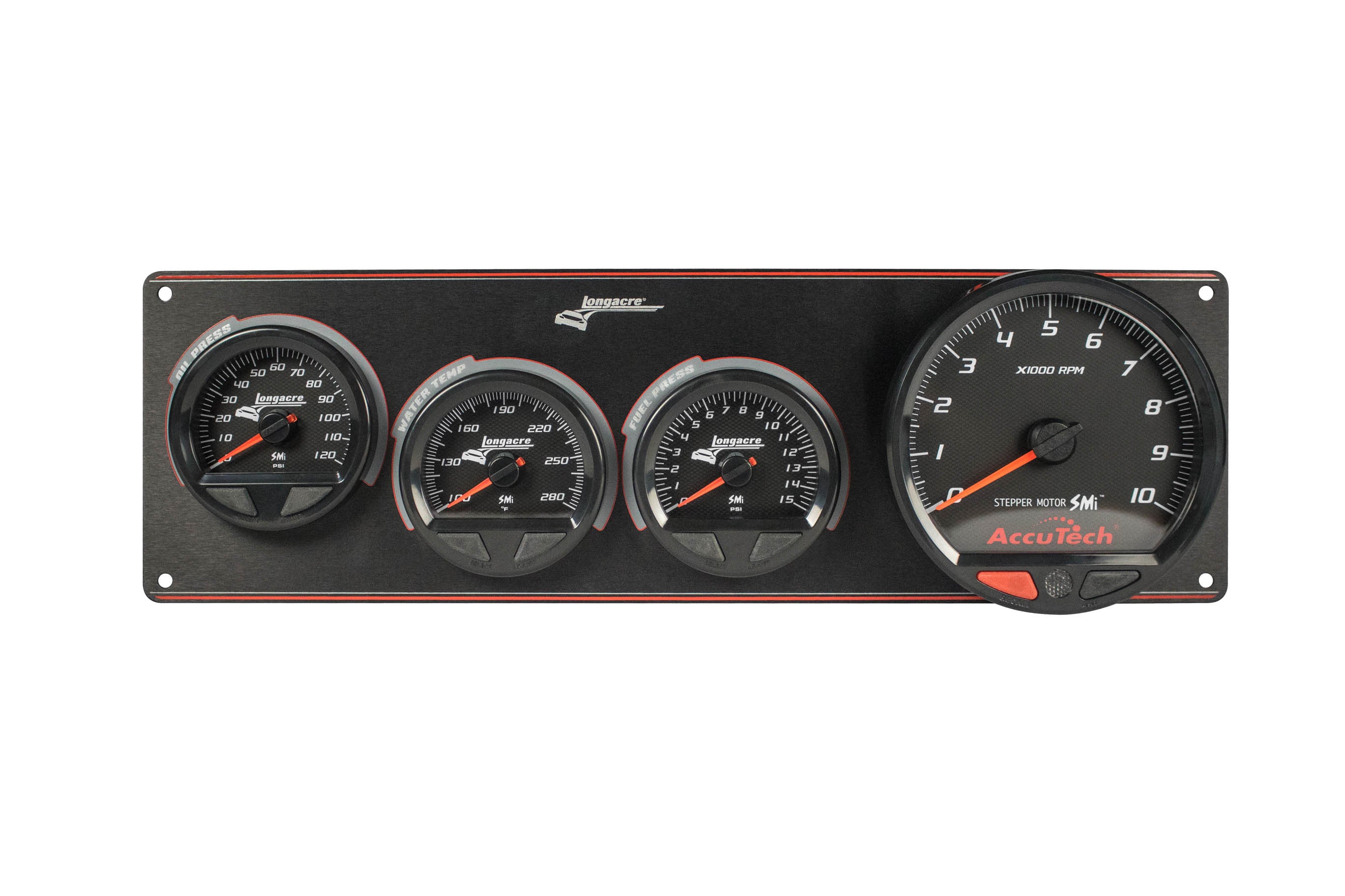 Longacre 52-44574 Waterproof SMI 3 Gauge Panel W/Tach OP/WT/FP Longacre 52-44574