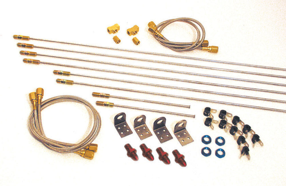 Longacre 52-45216 #4 Brake Line Kit Longacre 52-45216