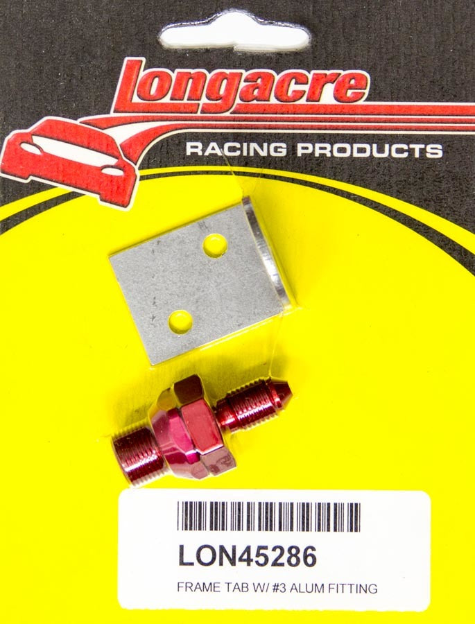 Longacre 52-45286 Brake Fitting w/Tab #3-3/16in Bulkhead Longacre 52-45286
