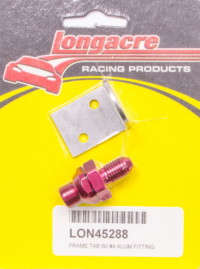 Longacre 52-45288 Brake Fitting w/Tab #4-3/16in Bulkhead Longacre 52-45288