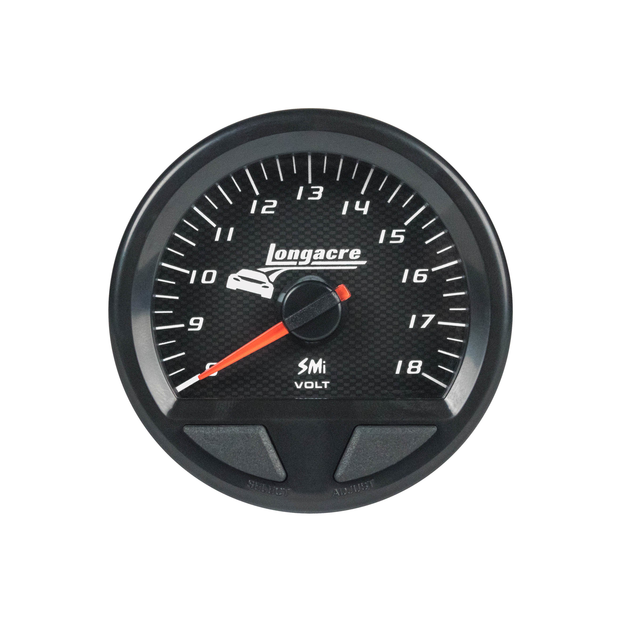 Longacre 52-46746 Waterproof SMI Volt Gauge 8-18v Longacre 52-46746