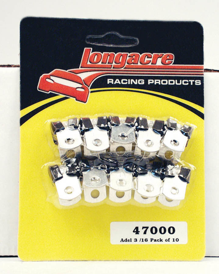 Longacre 52-47000 Line Clamps 3/16in 10pk Longacre 52-47000