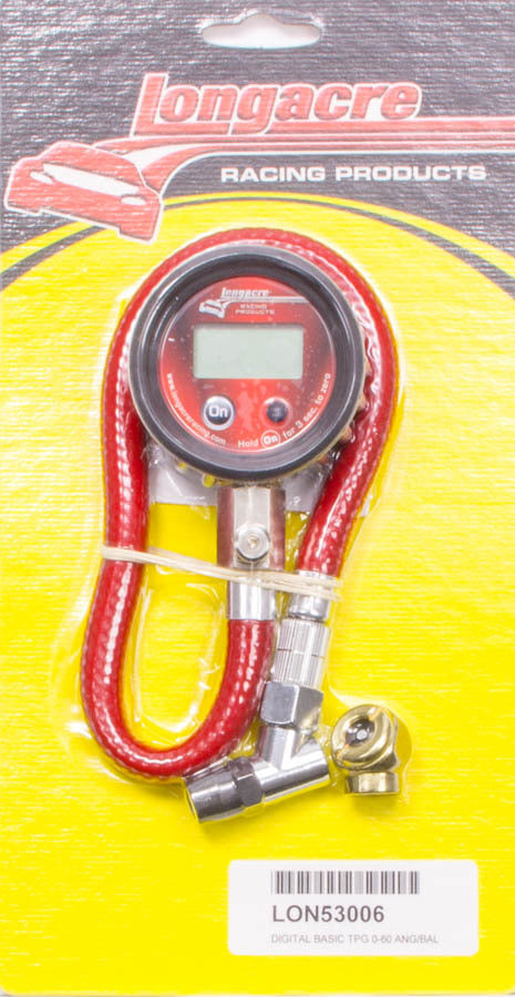 Longacre 52-53006 Tire Gauge Digital 0-60 PSI Basic Longacre 52-53006