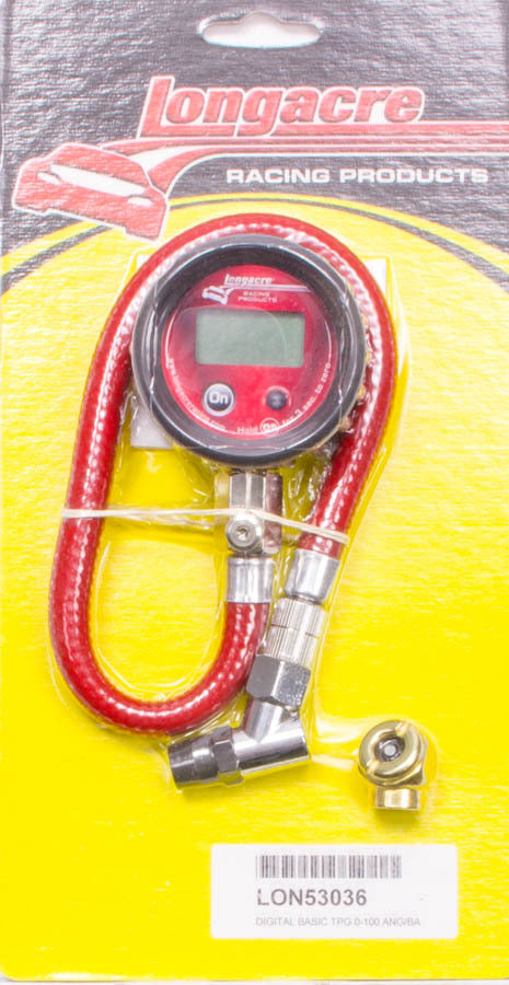 Longacre 52-53036 Tire Gauge Digital 0-100 PSI Basic Longacre 52-53036