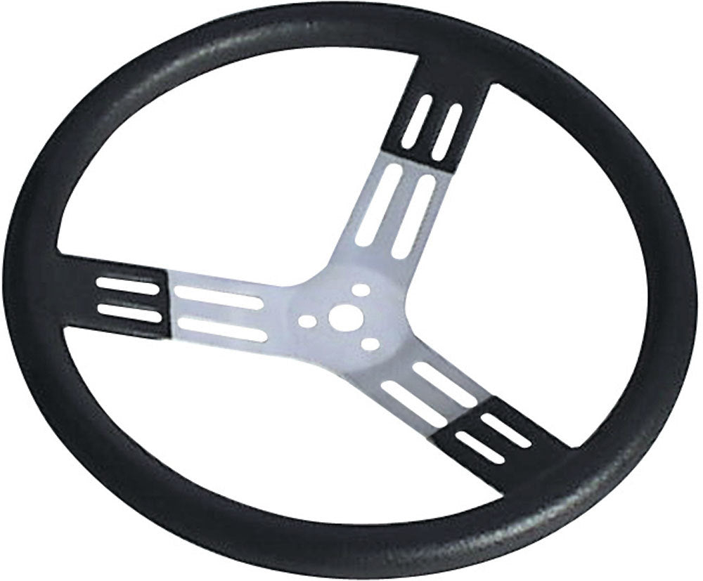 Longacre 52-56820 15in. Steering Wheel Black With Bumps Nat. Fi Longacre 52-56820