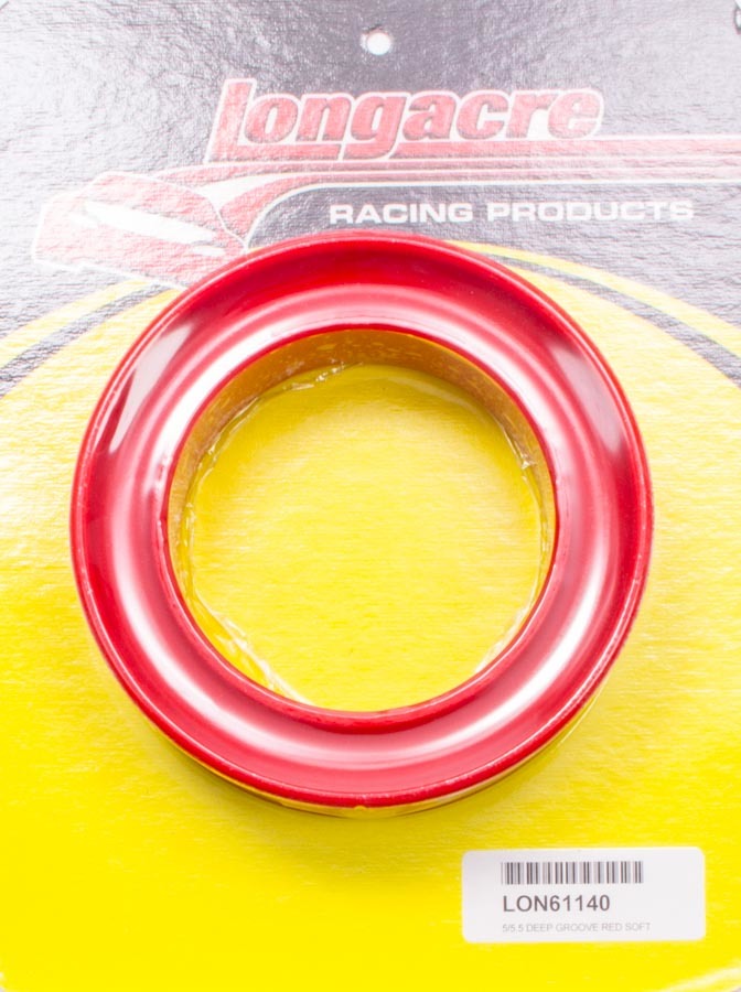 Longacre 52-61140 5in/5.5in Deep Groove Spring Rubber Red Soft Longacre 52-61140