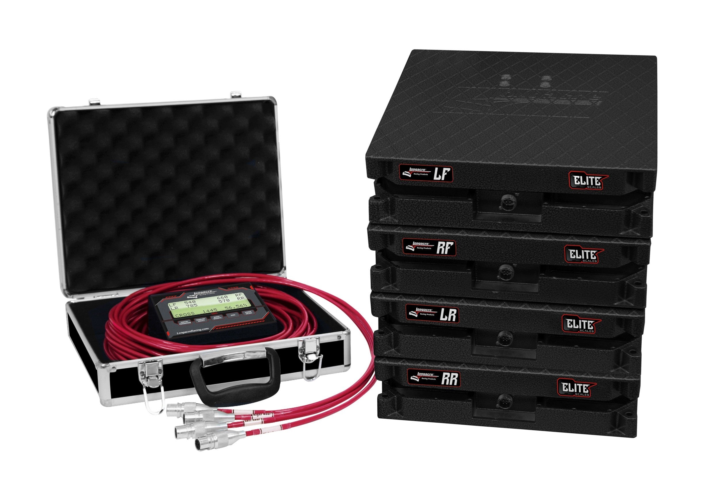 Longacre 52-82663 Scale Set Elite Wired 15in Pads 3500lbs Longacre 52-82663