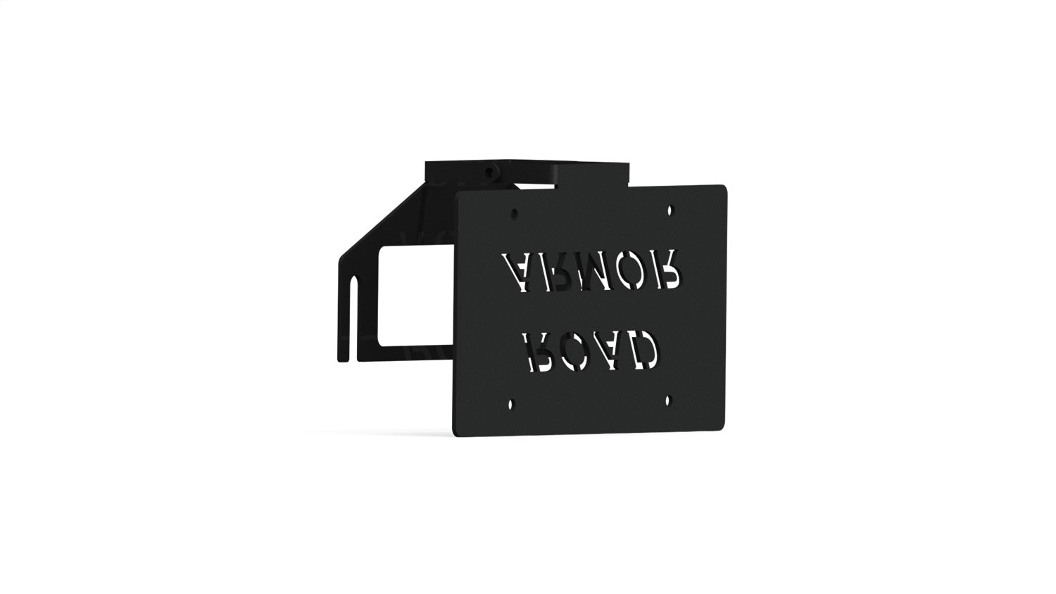 Road Armor LPF360B Fairlead Otis LT Mounts And Brackets; 3.6 in. Offset; Satin Black; Road Armor LPF360B
