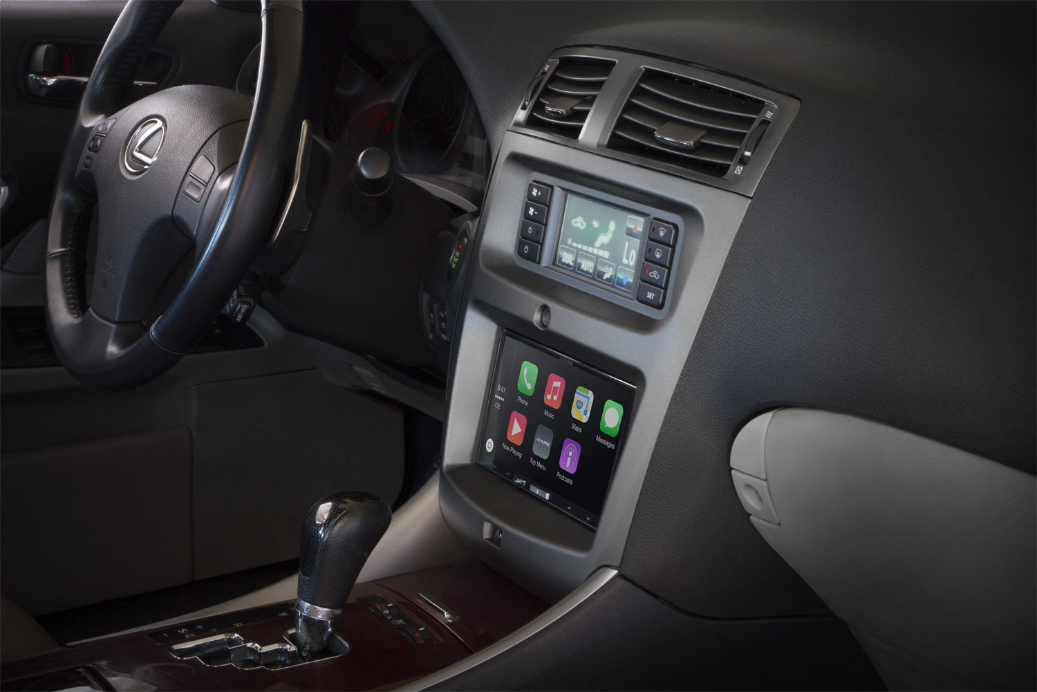 Scosche LS2151B Custom Fit ISO Double DIN Or Single DIN w/Pocket Dash Kit Scosche LS2151B