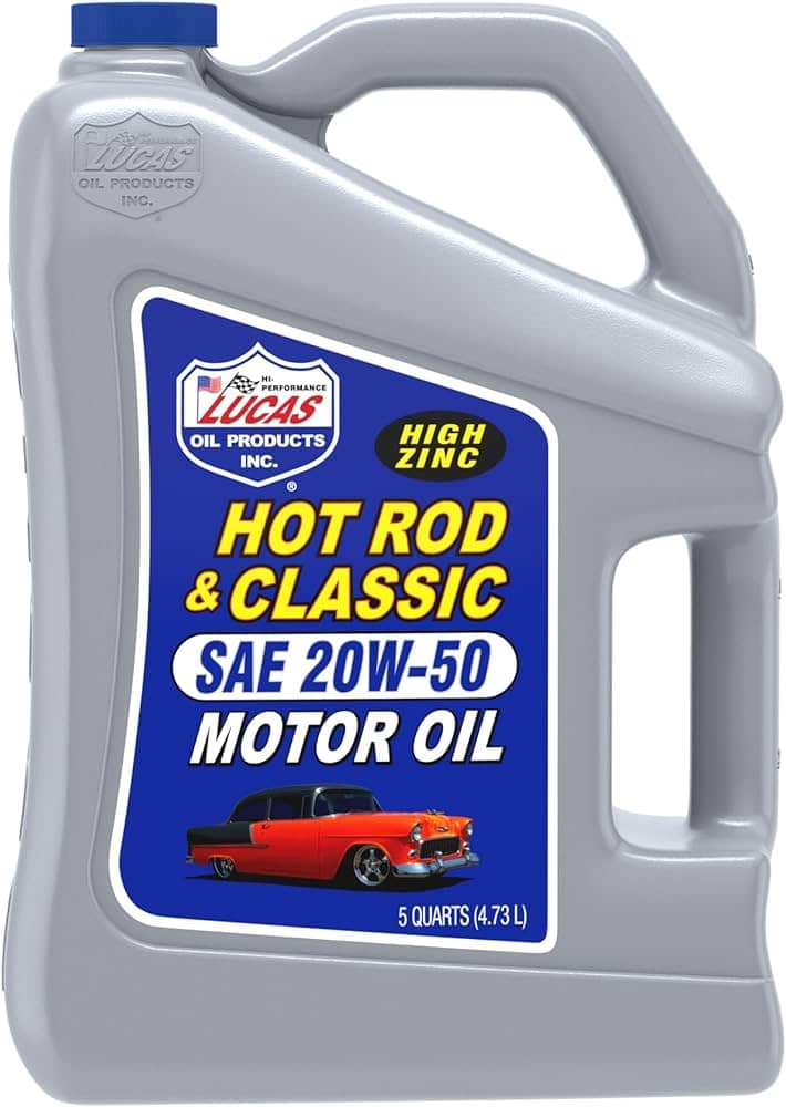 Lucas Oil Products 10684 20W-50 HOT ROD OIL 4.73L Lucas Oil Products 10684