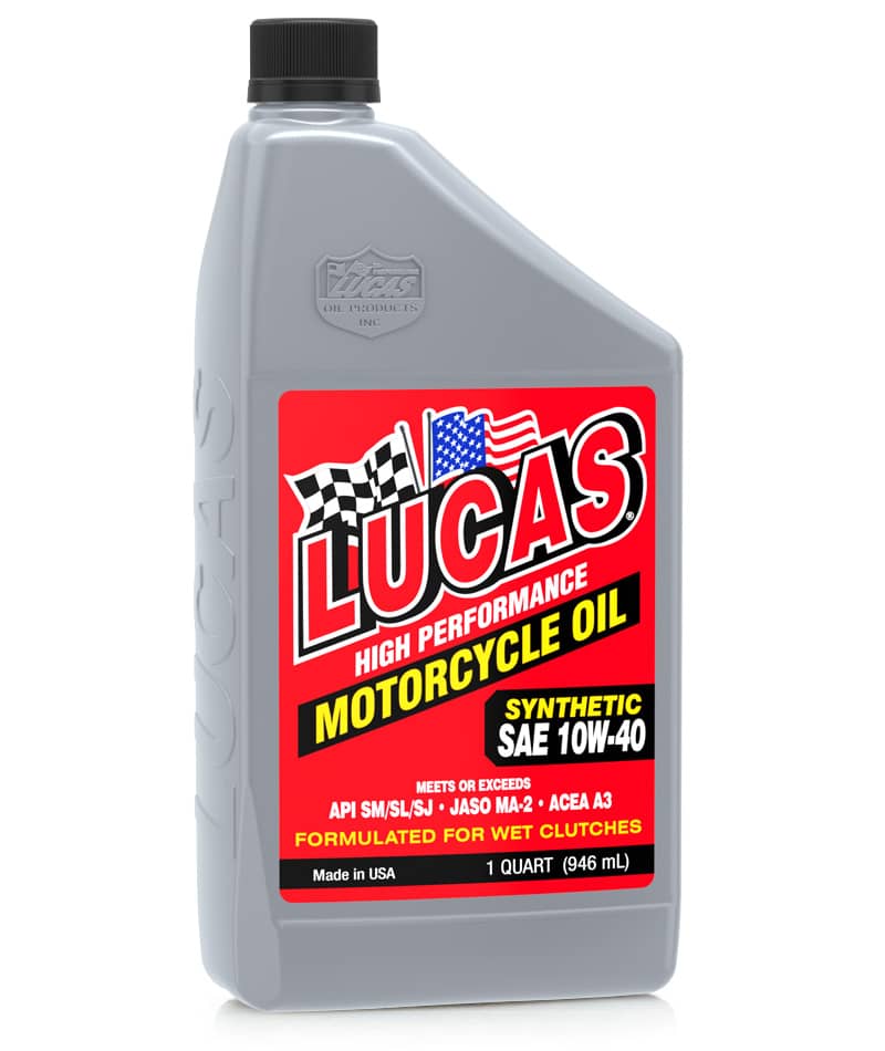 Lucas Oil Products 10777 10W-40 MOLY MOTORCYCLE Lucas Oil Products 10777