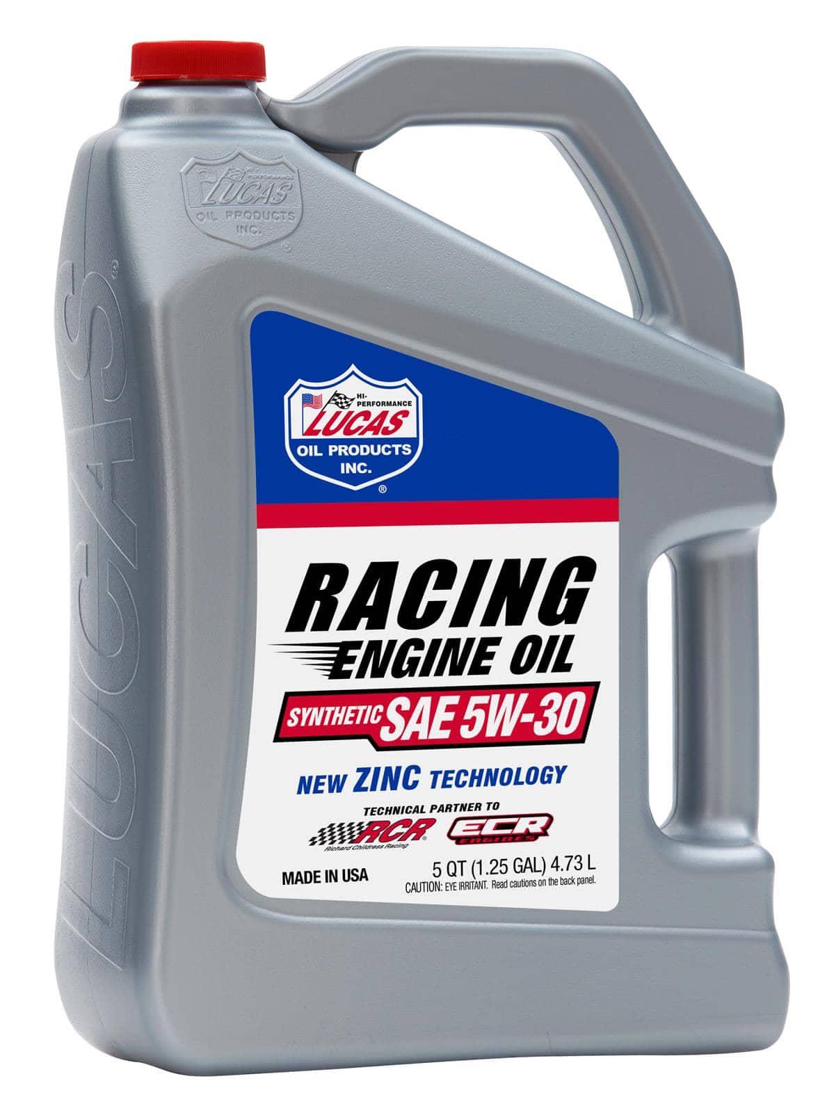 Lucas Oil Products 10886 5W-30 RACING MOTOR OIL Lucas Oil Products 10886