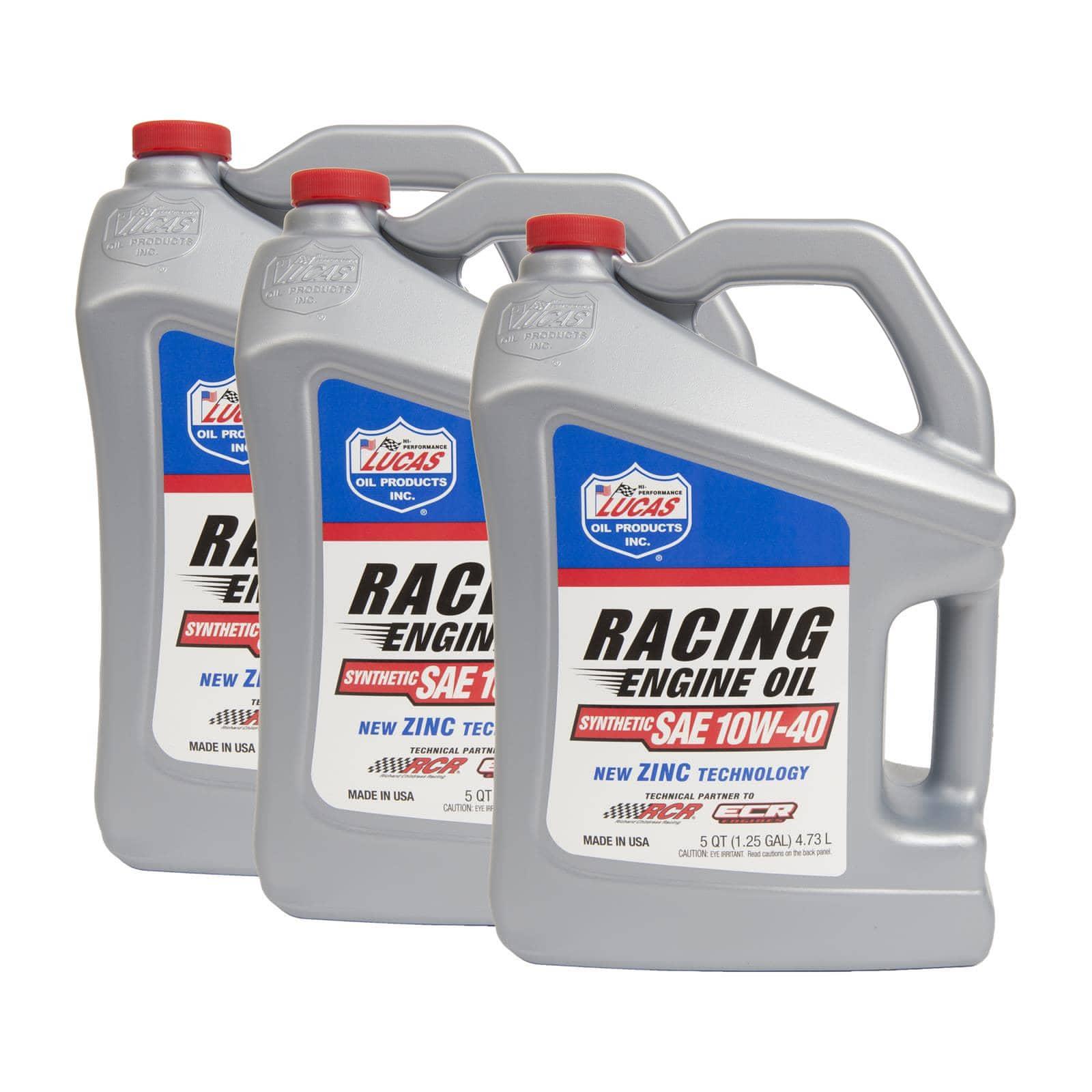 Lucas Oil Products 10911 10W-40 RACING MOTOR OIL Lucas Oil Products 10911
