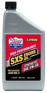 Lucas Oil Products 11208 5W-50 SXS ENGINE OIL Lucas Oil Products 11208