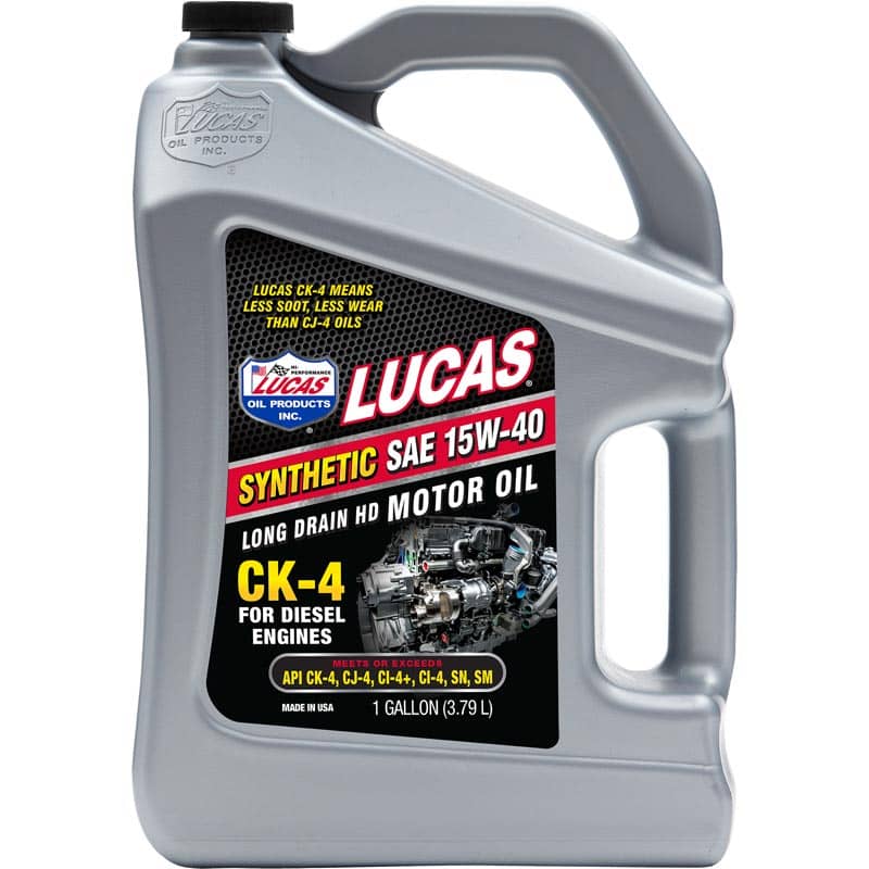 Lucas Oil Products 11247 SYNTHETIC 15W-40 CK-4 TRUCK OIL 3.786L Lucas Oil Products 11247
