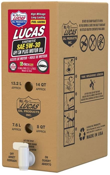 Lucas Oil Products 18005 5W-30 SYNTHETIC ENGINE OIL 6G Lucas Oil Products 18005