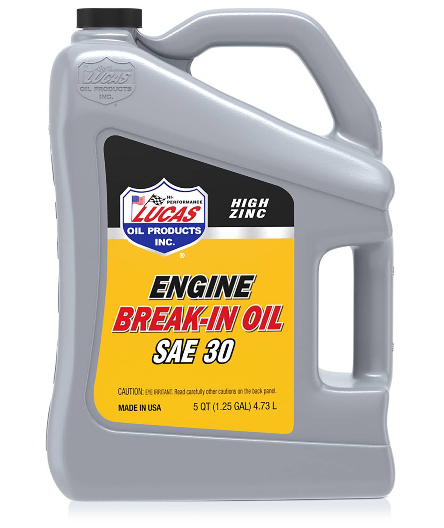 Lucas Oil Products 20631 SAE 30 BREAK-IN OIL 5 QUART Lucas Oil Products 20631