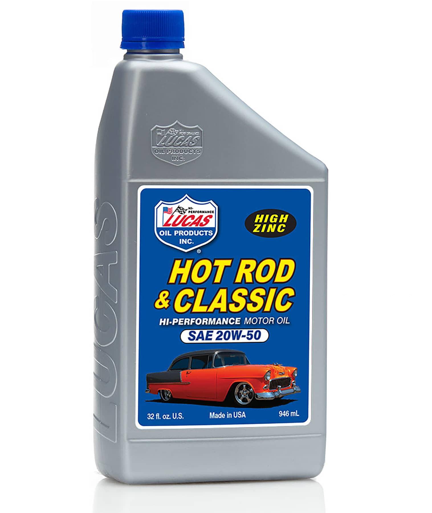 Lucas Oil Products 20689 SAE 20W-50 HOT ROD OIL 946 ML Lucas Oil Products 20689