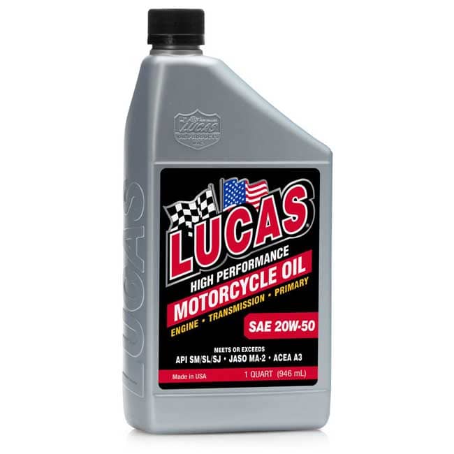 Lucas Oil Products 20700 20W-50 MOTORCYCLE OIL Lucas Oil Products 20700