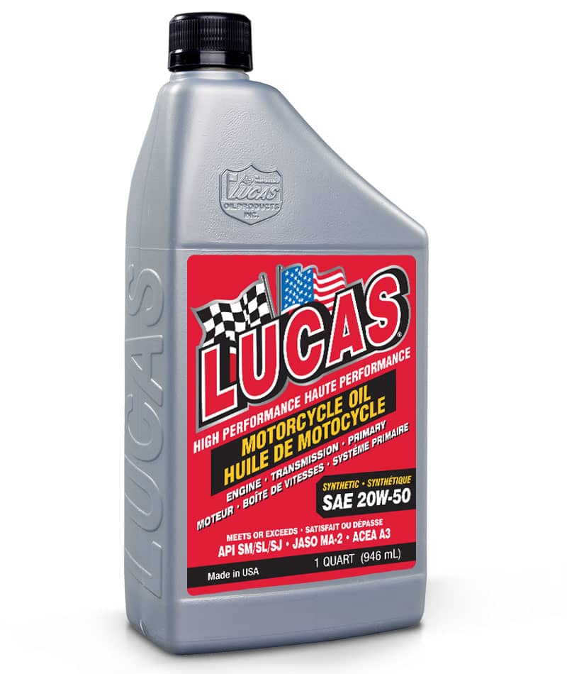 Lucas Oil Products 20702 20W-50 MOTORCYCLE OIL Lucas Oil Products 20702