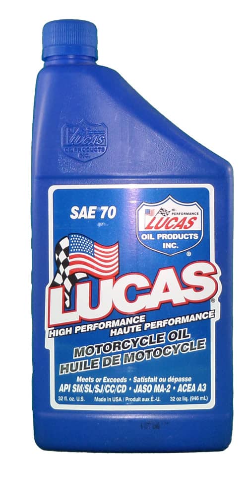 Lucas Oil Products 20714 70 WT. MOTORCYCLE OIL Lucas Oil Products 20714