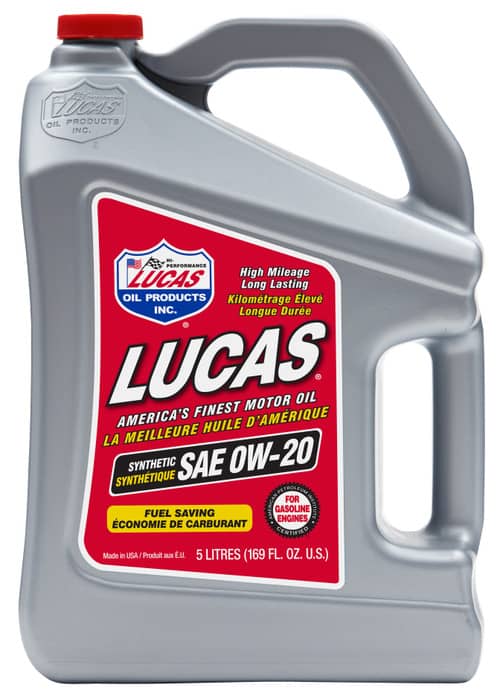 Lucas Oil Products 20952 SYN 0W-20 MOTOR OIL 5L Lucas Oil Products 20952