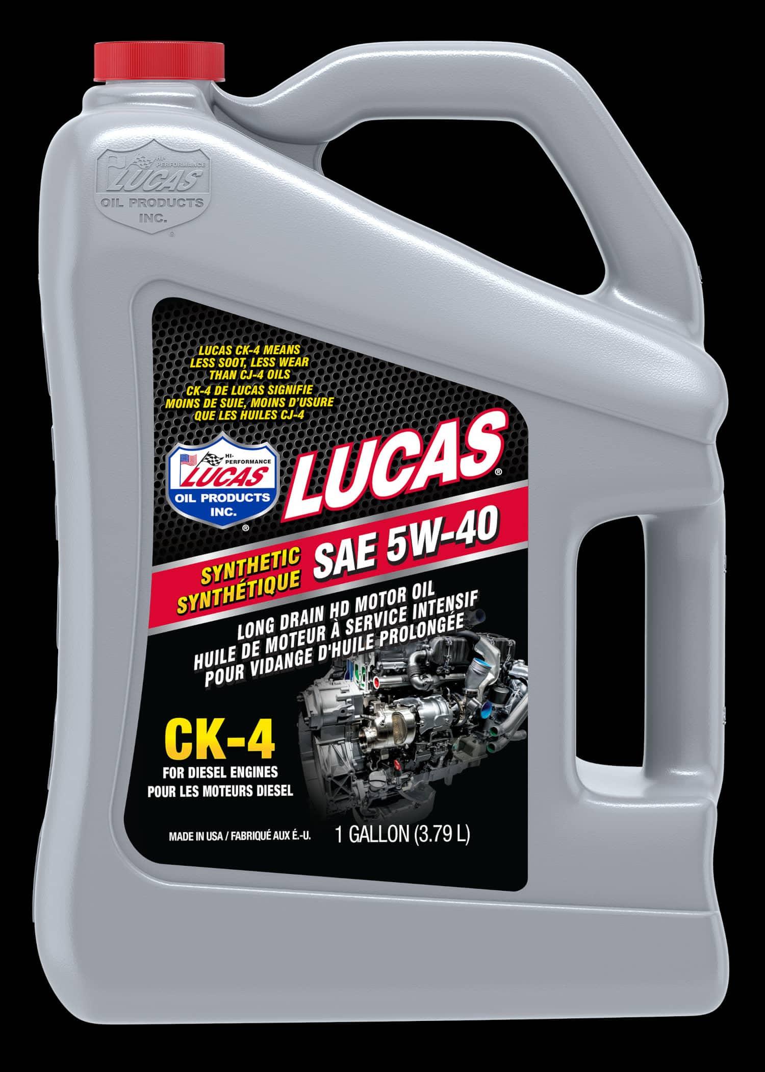 Lucas Oil Products 21178 SYNTHETIC 5W-40 CK-4 TRUCK OIL 3.79L Lucas Oil Products 21178