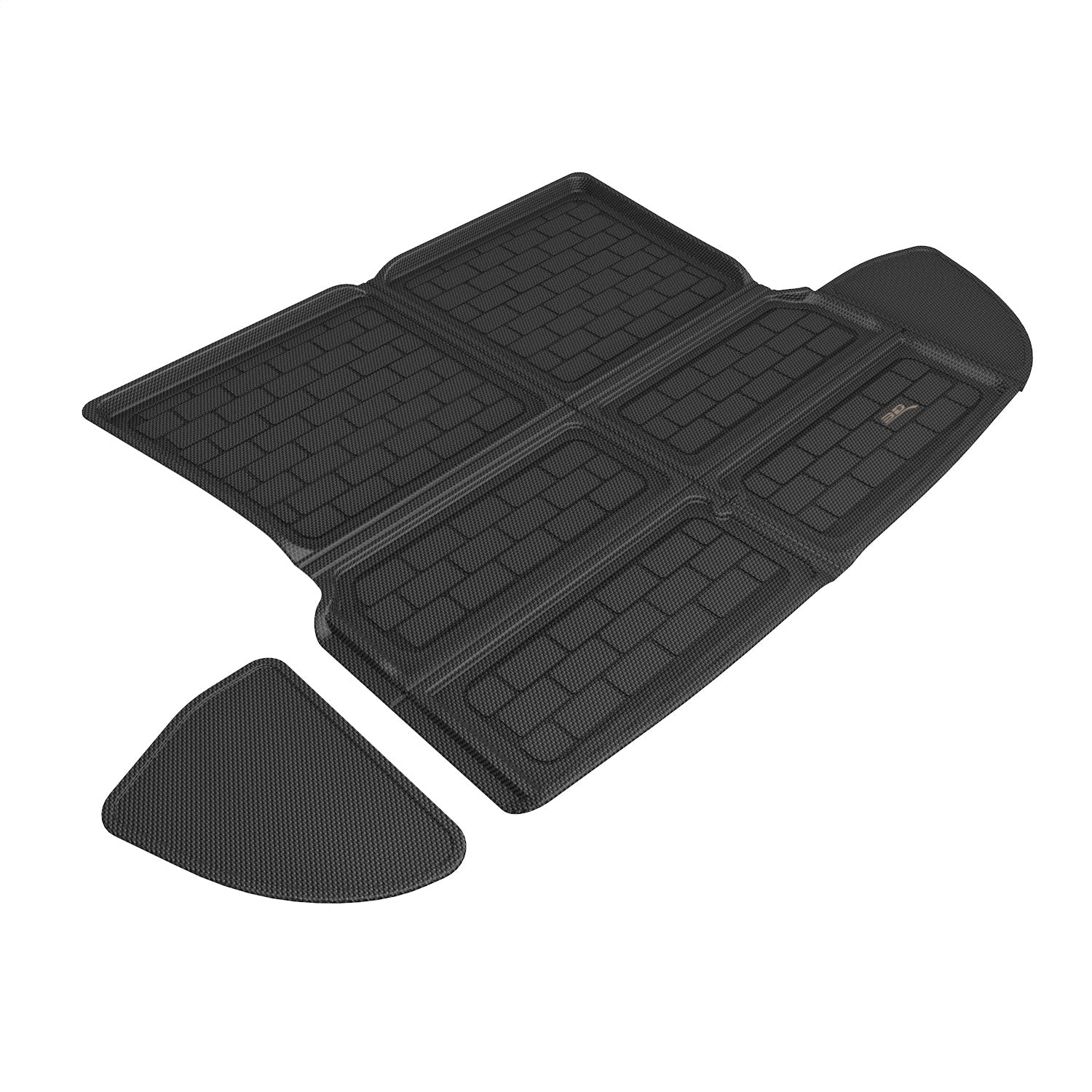 3D MAXpider M1LU0011309 Cargo Liner; 2 pc.; Rear; Kagu Black; 3D MAXpider M1LU0011309