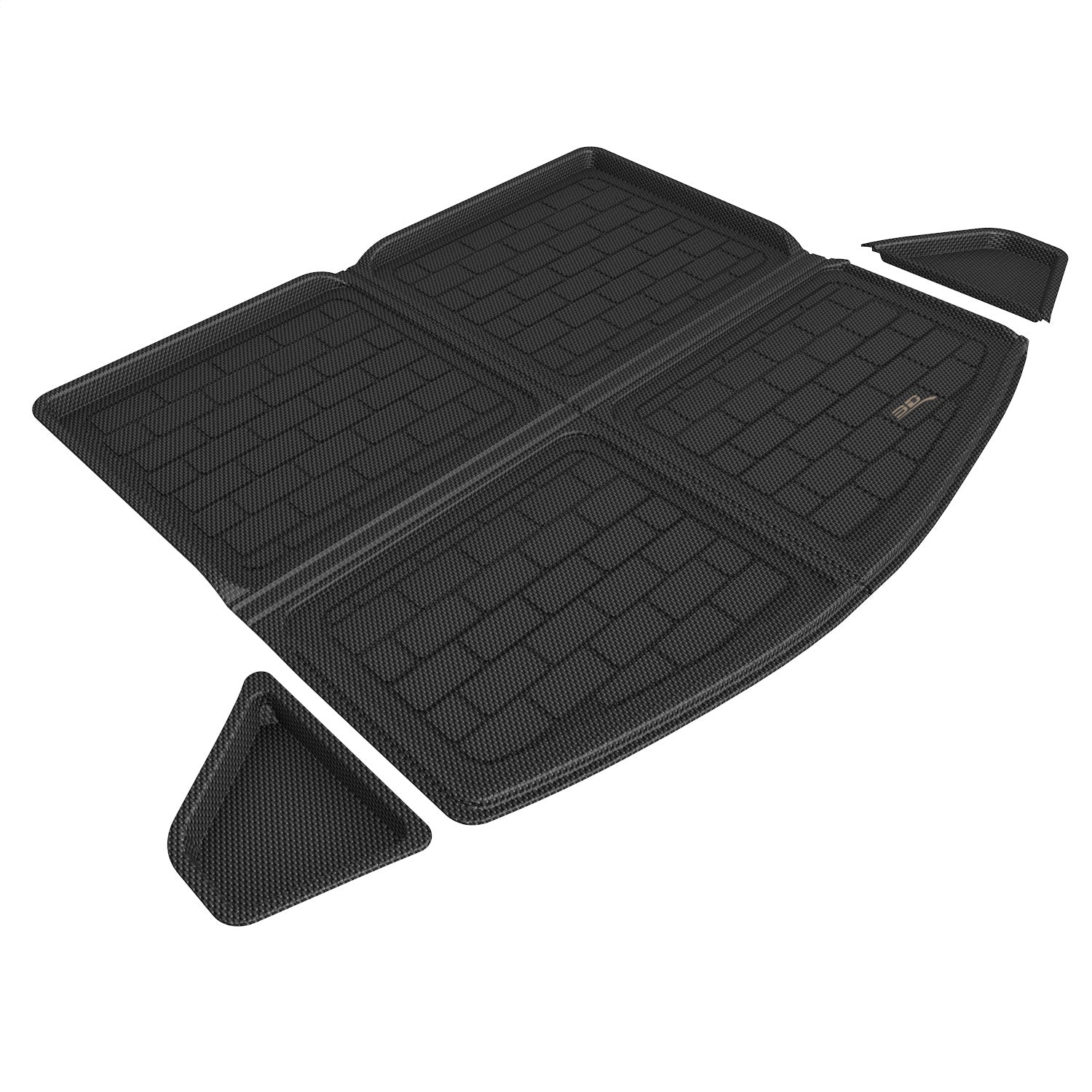 3D MAXpider M1MZ0631309 Cargo Liner; 3 pc.; Foldable; Kagu Black; 3D MAXpider M1MZ0631309