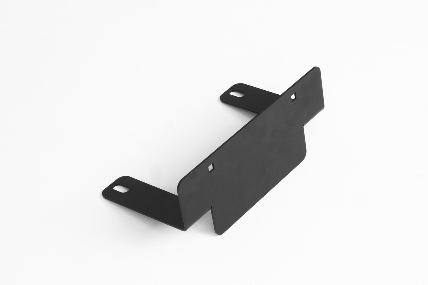 Fab Fours M2250-B Vengeance Front License Plate Bracket; Uncoated/Paintable; Short; [AWSL]; Fab Fours M2250-B
