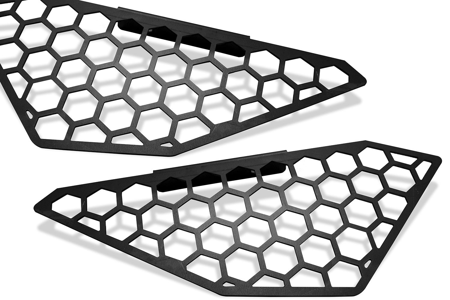 Fab Fours M3650-B Vengeance Side Light Mesh Insert Cover; Bare; Fab Fours M3650-B