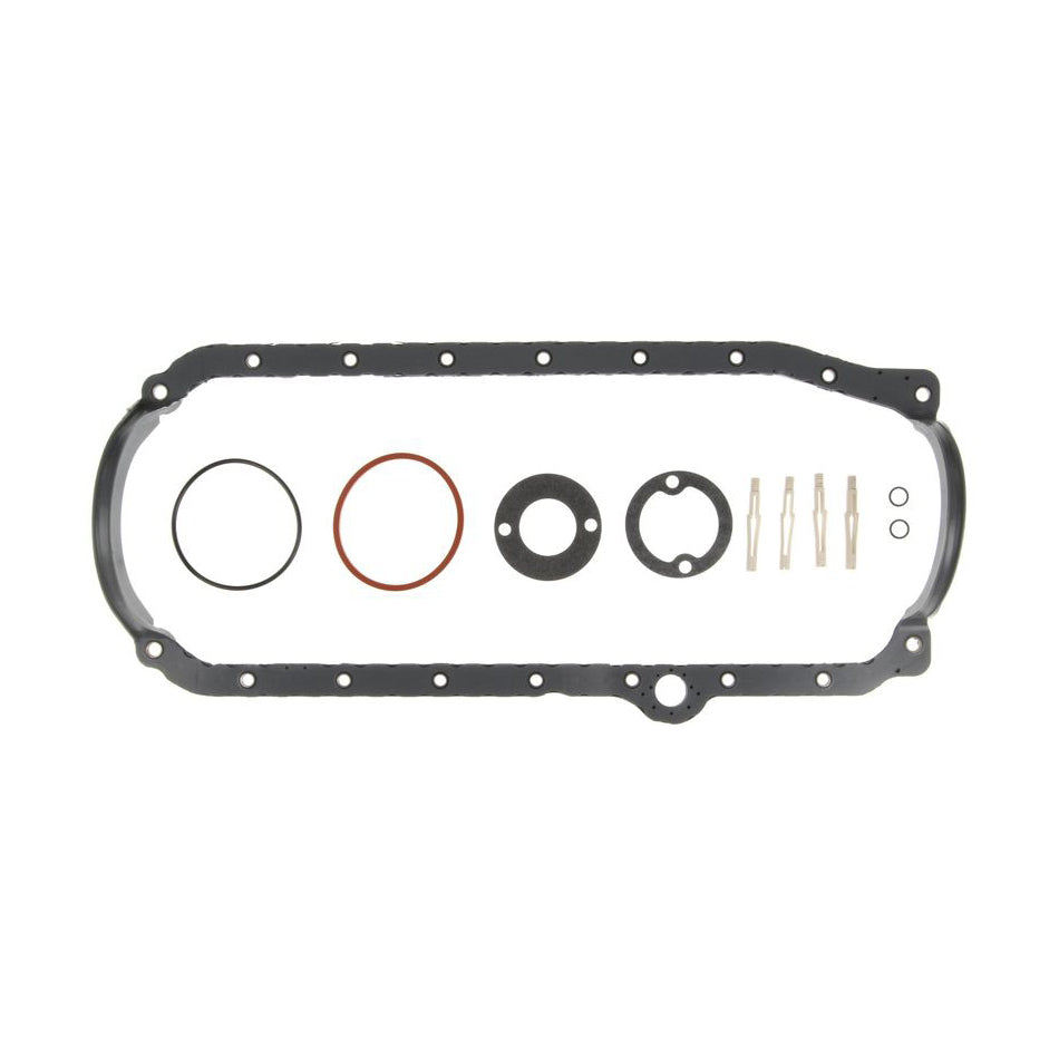 Clevite77 OS32496B Oil Pan Gasket Set - SBC 86-91 w/1-Piece Rr Main Clevite77 OS32496B