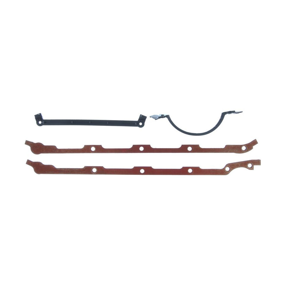 Clevite77 OS32513 Oil Pan Gasket Set - BBC Gen-4 Notched Side Rail Clevite77 OS32513